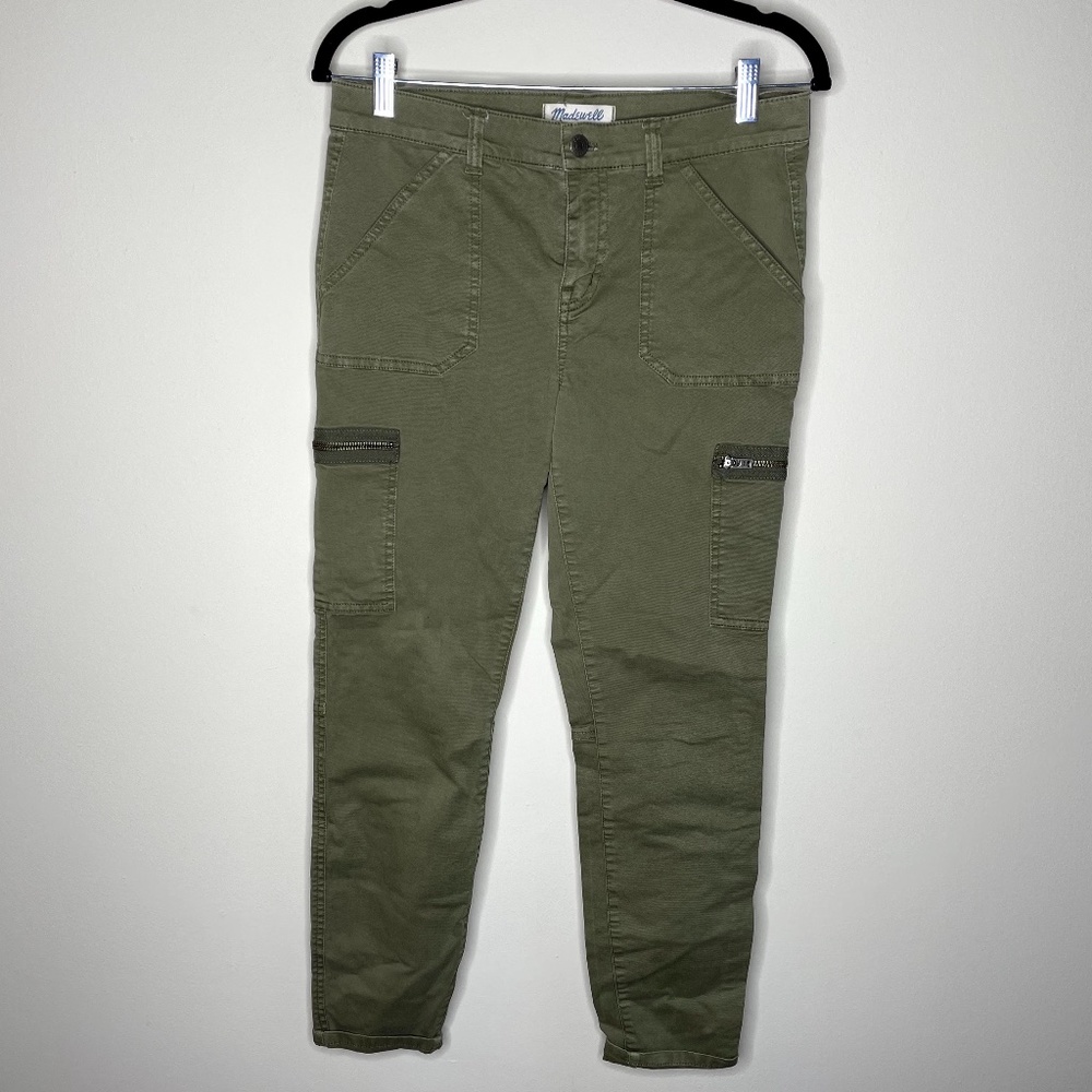 Madewell Army Green Skinny Fatigue Cargo Pants 29